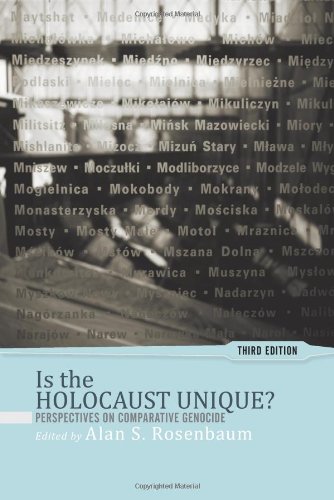Is The Holocaust Unique Perspectives On Comparative Genocide 3rd Alan S Rosenbaum