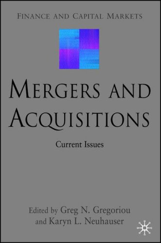 Mergers And Acquisitions Current Issues Greg N Gregoriou Karyn Neuhauser