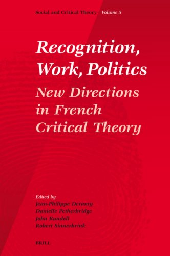 Recognition Work Politics Deranty Jp Ed Petherbridge D Ed