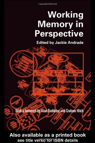 Working Memory In Perspective 1st Edition Jackie Andrade