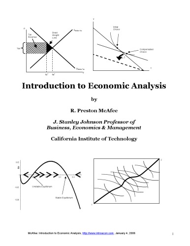 Introduction To Economic Analysis R Preston Mcafee