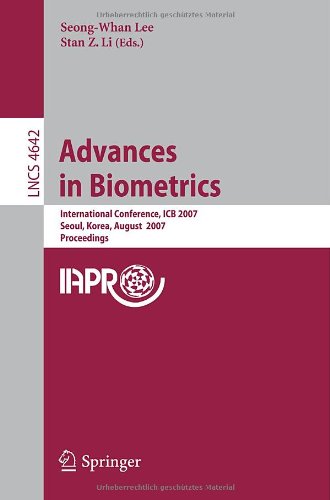 Advances In Biometrics International Conference Icb 2007 Seoul Korea August 2729 2007 Proceedings 1st Edition Frank Lin