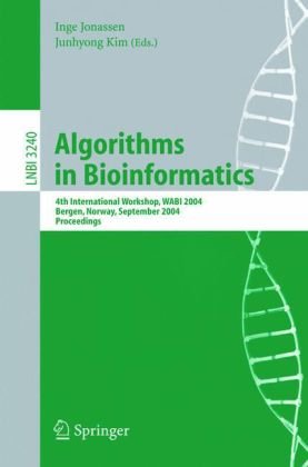 Algorithms In Bioinformatics 4th International Workshop Wabi 2004 Bergen Norway September 1721 2004 Proceedings 1st Edition Joel V Earnestdeyoung