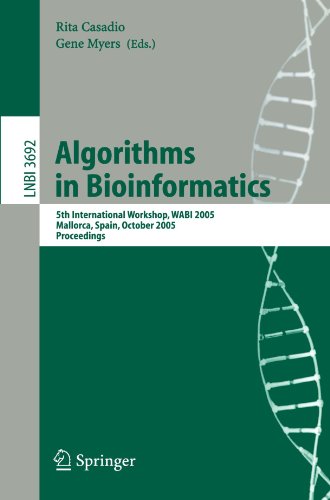 Algorithms In Bioinformatics 5th International Workshop Wabi 2005 Mallorca Spain October 36 2005 Proceedings 1st Edition Nora Speer