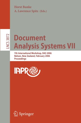 Document Analysis Systems Vii 7th International Workshop Das 2006 Nelson New Zealand February 1315 2006 Proceedings 1st Edition A Balasubramanian