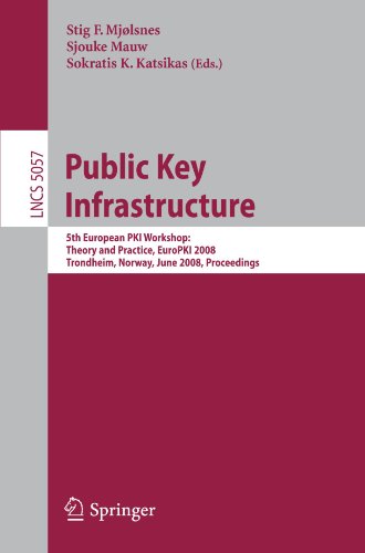 Public Key Infrastructure 5th European Pki Workshop Theory And Practice Europki 2008 Trondheim Norway June 1617 2008 Proceedings 1st Edition Peter Landrock Auth