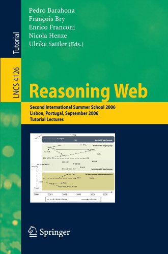 Reasoning Web Second International Summer School 2006 Lisbon Portugal September 48 2006 Tutorial Lectures 1st Edition Tim Furche