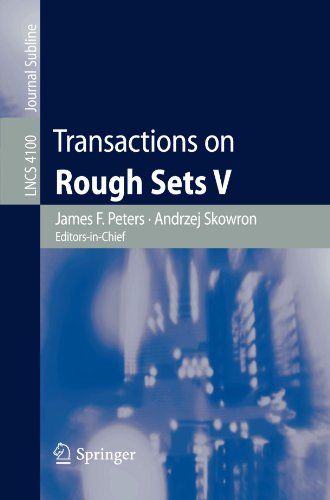 Transactions On Rough Sets V 1st Edition James F Peters Andrzej Skowron Auth