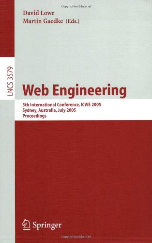 Web Engineering 5th International Conference Icwe 2005 Sydney Australia July 2729 2005 Proceedings 1st Edition Al Davis Auth
