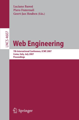 Web Engineering 7th International Conference Icwe 2007 Como Italy July 1620 2007 Proceedings 1st Edition Rosanna Bova