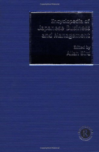 Encyclopedia Of Japanese Business And Management Allan Bird