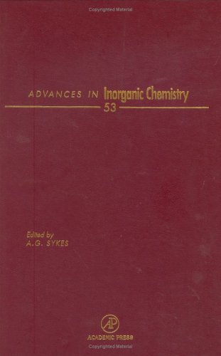 Advances In Inorganic Chemistry Vol 53 1st Ag Sykes