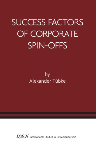 Success Factors Of Corporate Spinoffs 1st Edition Alexander Tübke