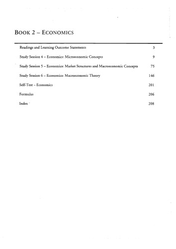 Schweser Study Notes 2008 Level 1 Book2 Economics Kaplan Schweser