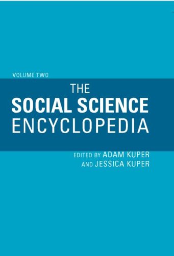 The Social Science Encyclopedia 3rd Edition Adam Kuper