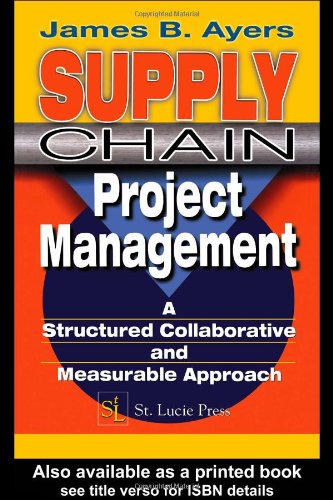 Supply Chain Project Management A Structured Collaborative And Measurable Approach 1st Edition James B Ayers