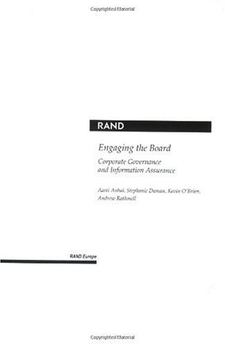 Engaging The Board Corporate Governance And Information Assurance Aarti Anhal