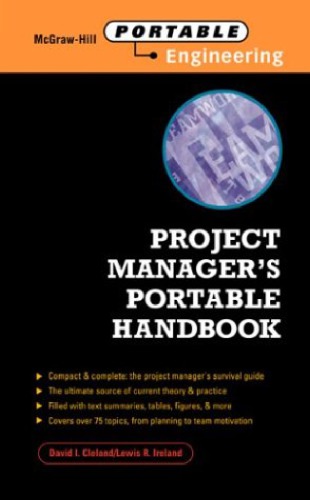 Project Managers Portable Handbook 1st Edition Cleland Di