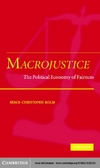 Macrojustice The Political Economy Of Fairness Kolm Sc