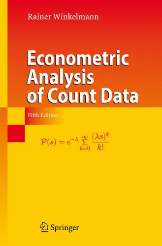 Econometric Analysis Of Count Data 5th Edition Prof Dr Rainer Winkelmann Auth