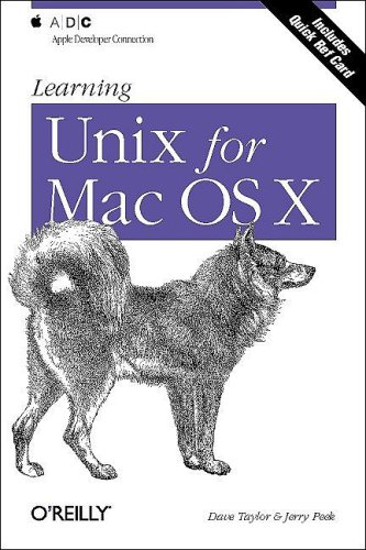 Learning Unix For Mac Os X 1st Edition Dave Taylor Jerry Peek