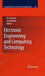 Electronic Engineering And Computing Technology 1st Edition Rubn Salascabrera Auth