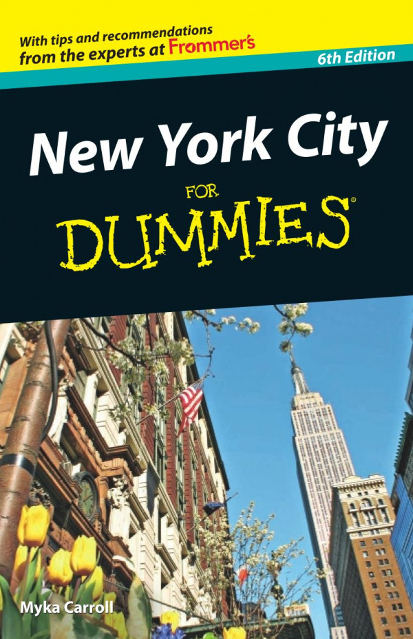 New York City For Dummies 6th Edition Myka Carroll