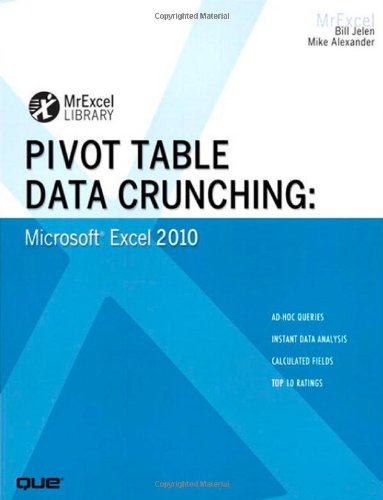 Pivot Table Data Crunching Microsoft Excel 2010 1st Edition Bill Jelen