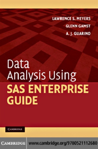 Data Analysis Using Sas Enterprise Guide