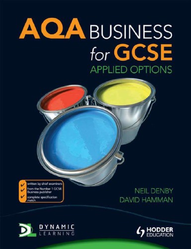 Aqa Business For Gcse Applied Options Neil Denby David Hamman
