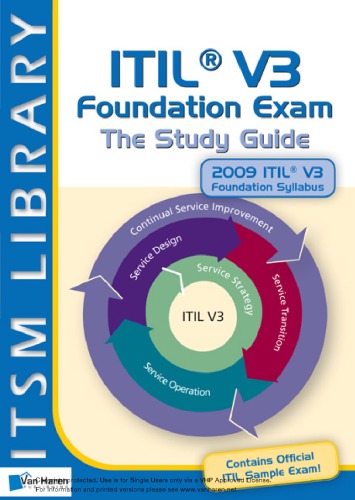 Itil V3 Foundation Exam The Study Guide