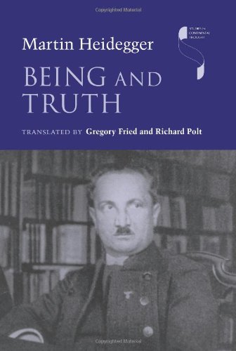 Being And Truth Martin Heidegger Gregory Fried Richard Polt