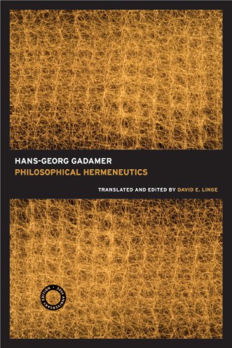 Philosophical Hermeneutics 2nd Edition Hansgeorg Gadamer David E Linge