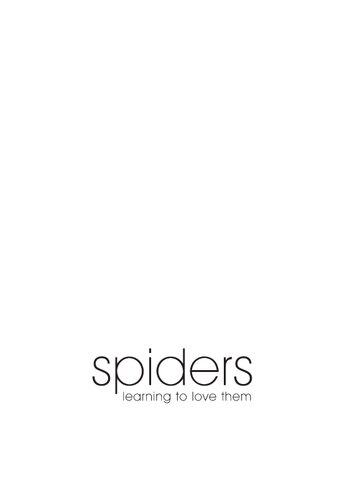 Spiders Learning To Love Them Lynne Kelly