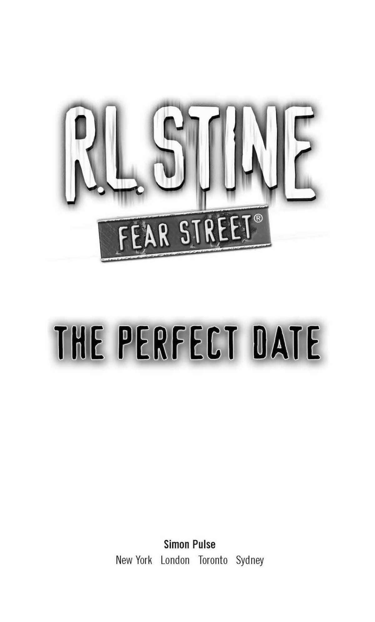 The Perfect Date Rl Stine