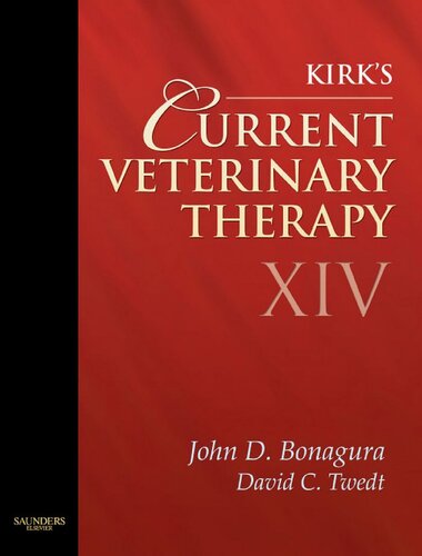 Kirks Current Veterinary Therapy Xiv 14th Edition John Bonagura