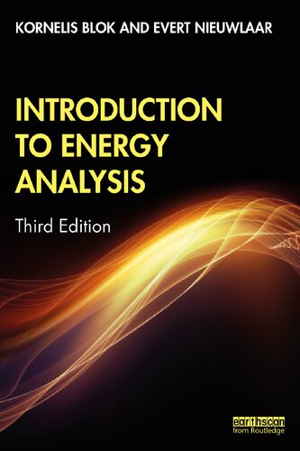 Introduction To Energy Analysis 3rd Edition Kornelis Blok Evert Nieuwlaar