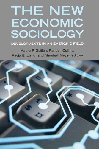 The New Economic Sociology Developments In An Emerging Field 1st Edition Mauro F Guillena Editor