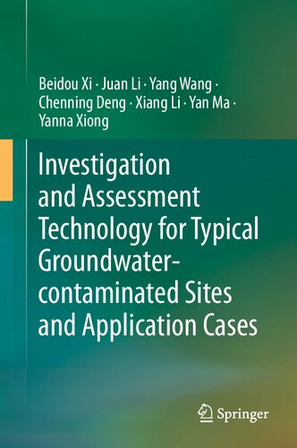 Investigation And Assessment Technology For Typical Groundwatercontaminated Sites And Application Cases Beidou Xi