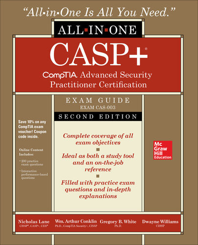 Casp Comptia Advanced Security Practitioner Certification Allinone Exam Guide Exam Cas003 Lane
