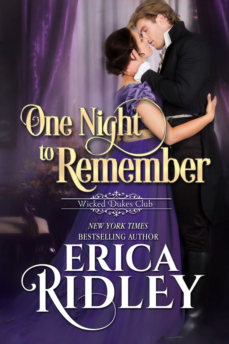 One Night To Remember Erica Ridley Ridley Erica