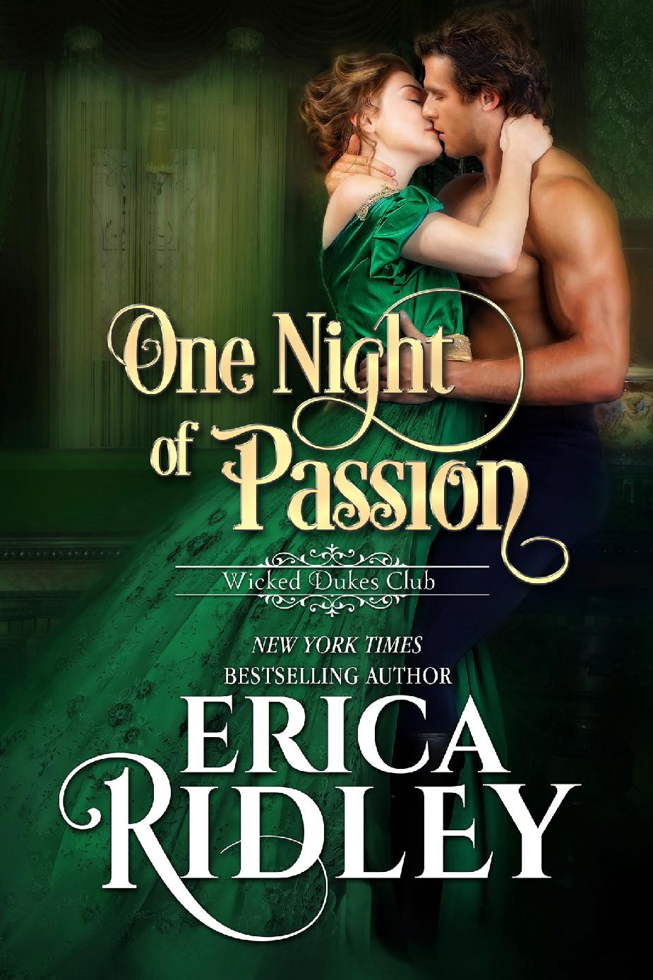 One Night Of Passion Erica Ridley Ridley Erica