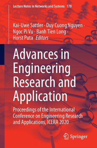 Advances In Engineering Research And Application Proceedings Of The International Conference On Engineering Research And Applications Icera 2020 1st Edition Kaiuwe Sattler