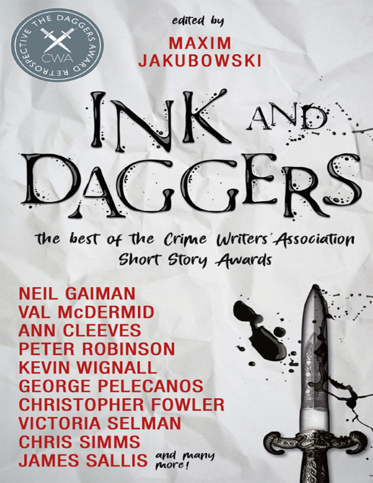 Ink And Daggers Maxim Jakubowski Neil Gaiman Ann Cleeves Christopher Fowler Lavie Tidhar