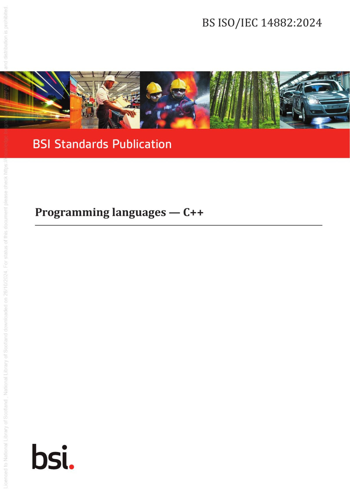 Bs Isoiec 148822024 Programming Languages C The British Standards Institution