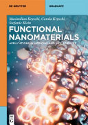 Functional Nanomaterials Applications In Medicine And Life Sciences Maximilian Kryschi