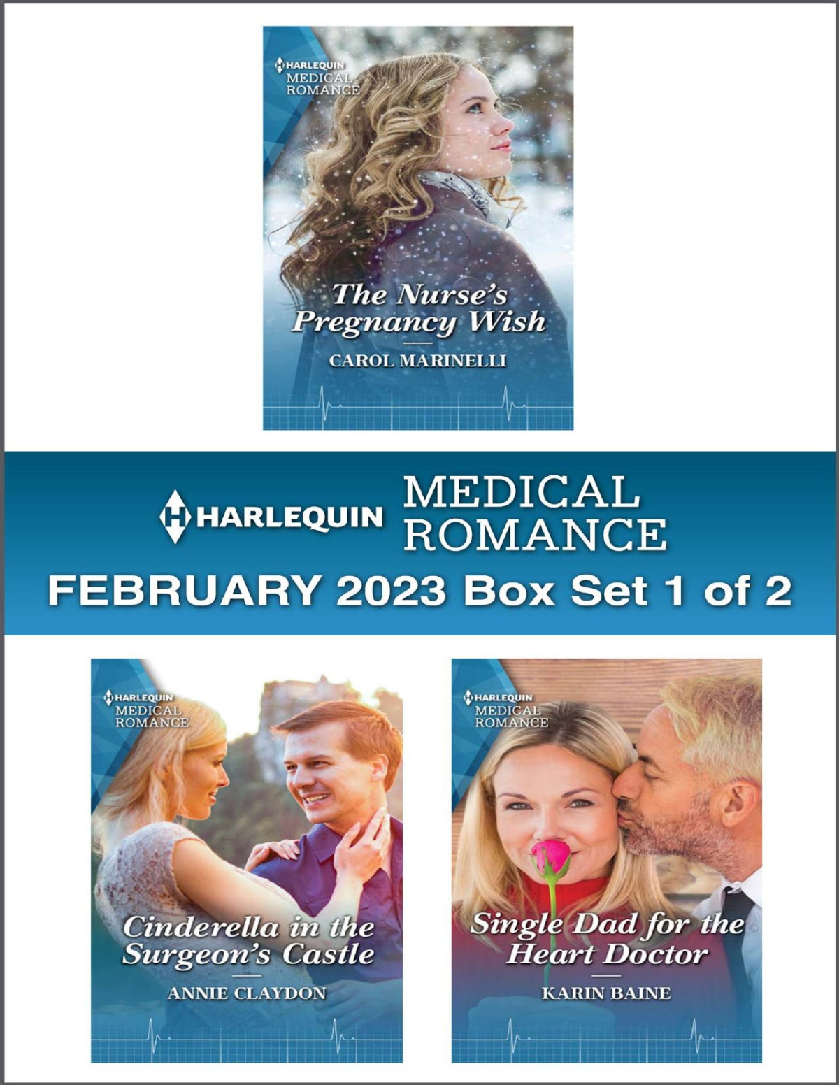 Harlequin Medical Romance February 2023box Set 1 Of 2 Carol Marinelli