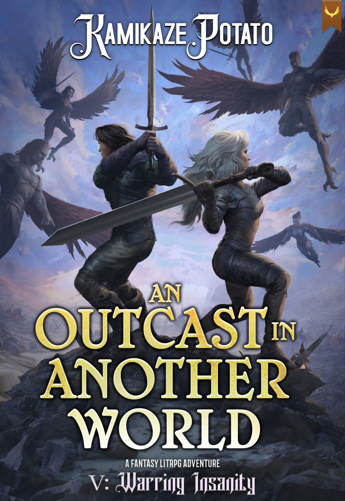 An Outcast In Another World 5 A Fantasy Litrpg Adventure Book 5 Warring Insanity Kamikazepotato
