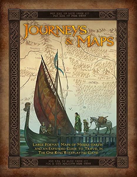Journeys Maps The One Ring Roleplaying Game Francesco Nepitello