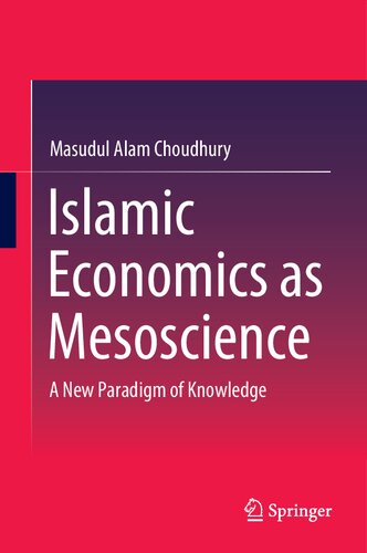Islamic Economics As Mesoscience A New Paradigm Of Knowledge 1st Edition Masudul Alam Choudhury
